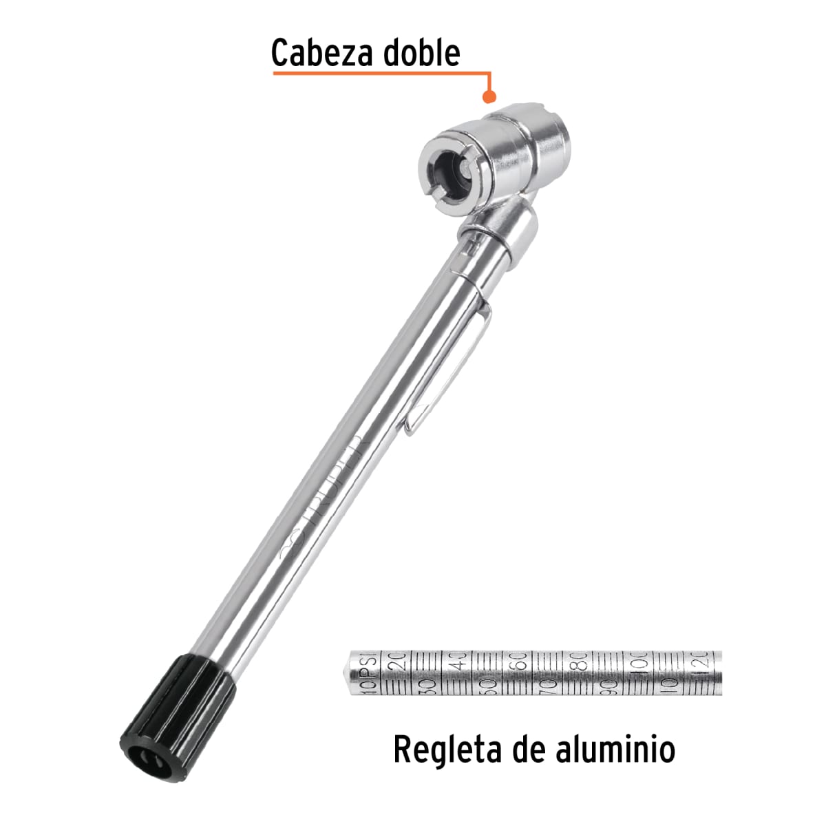 Calibrador para neumáticos 160 PSI Truper2