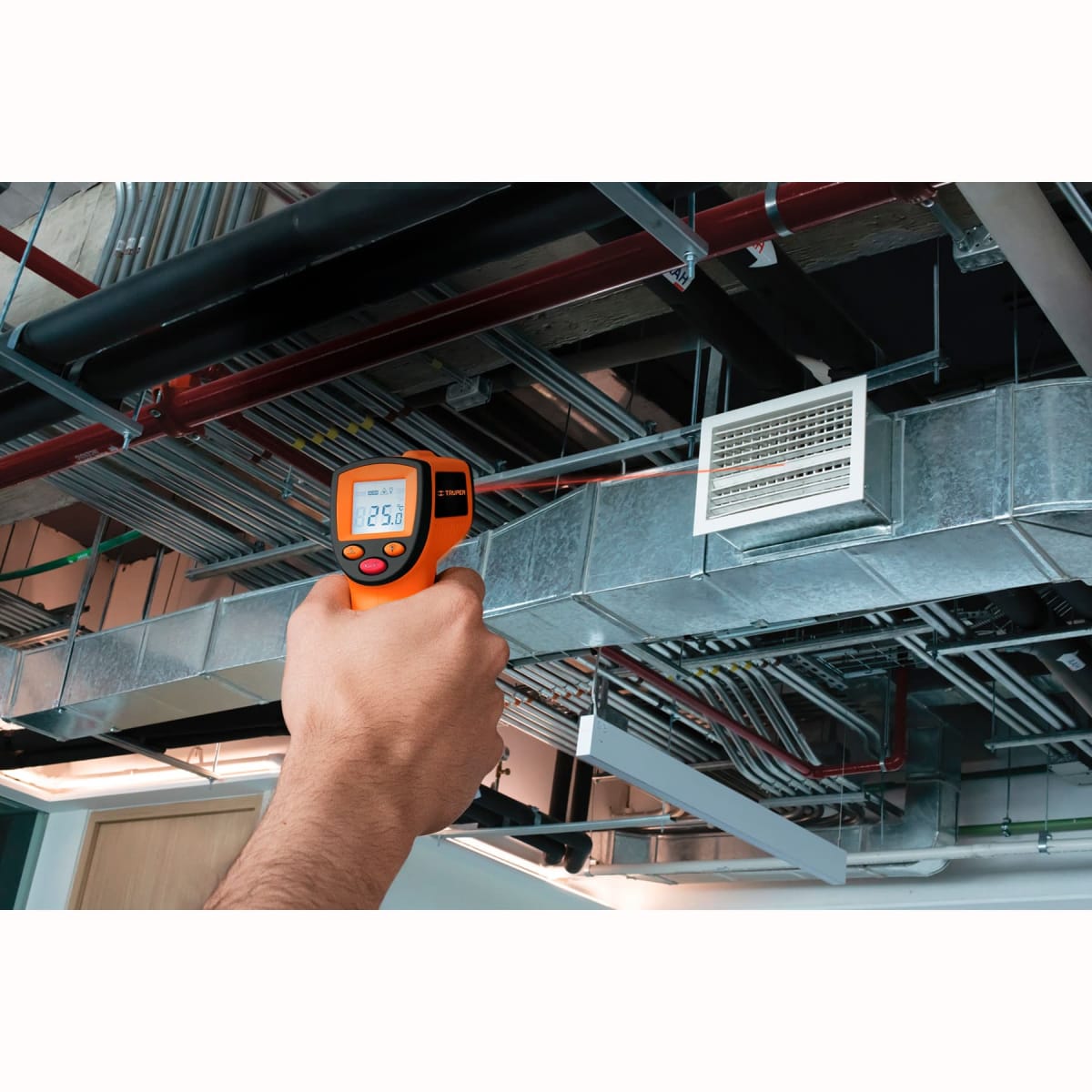 Medidor infrarrojo de temperatura de -50°C a 500°C Truper4