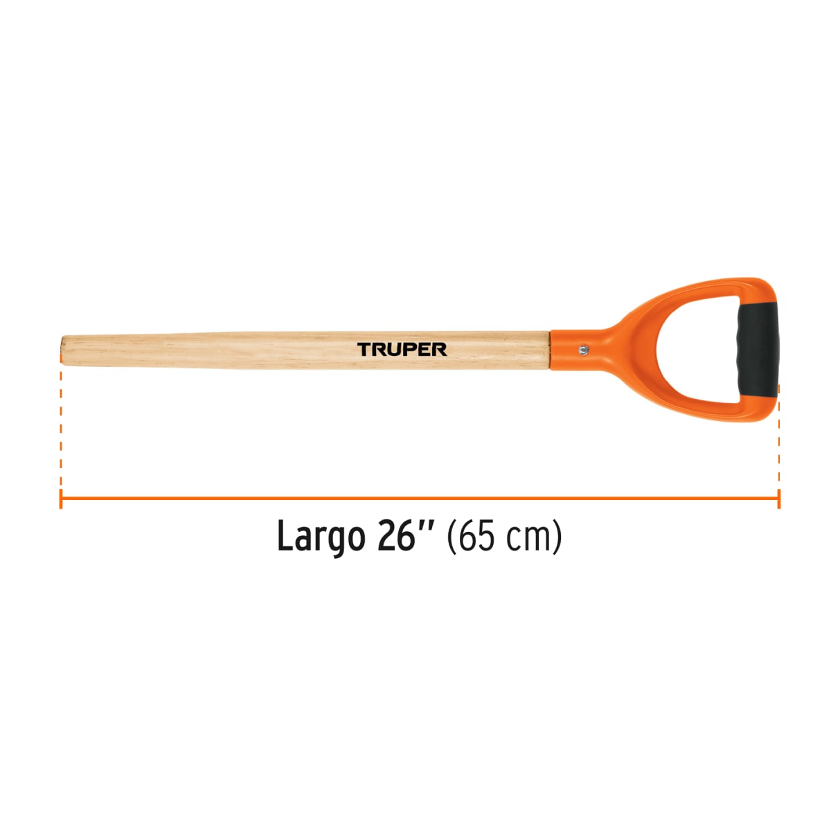 Mango de 26´´ para lampas T-2000, puño ´´Y´´, Truper2