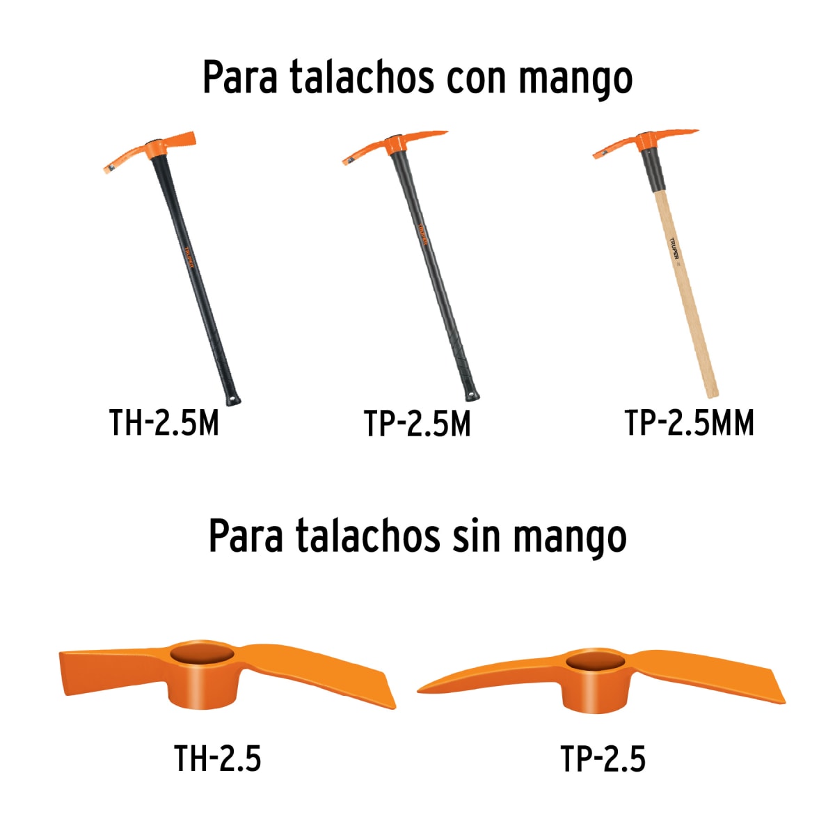 MG-TP2.5 Mango de repuesto para talachos 2.5 lb fibra de vidrio 36´´ Truper3