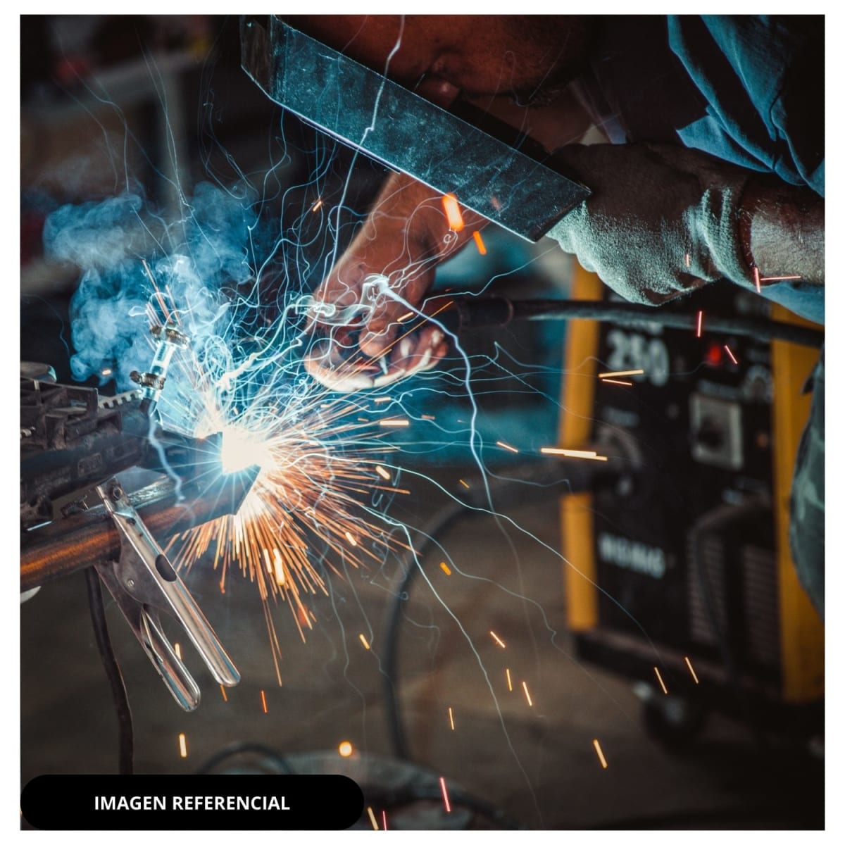 Soldadora inversora 130 A Redbo + Amoladora 4 ½