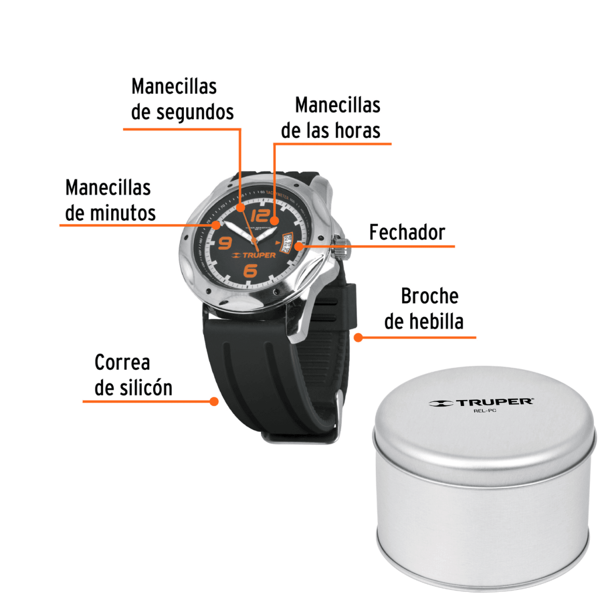 Mochila porta laptop + reloj cuarzo5