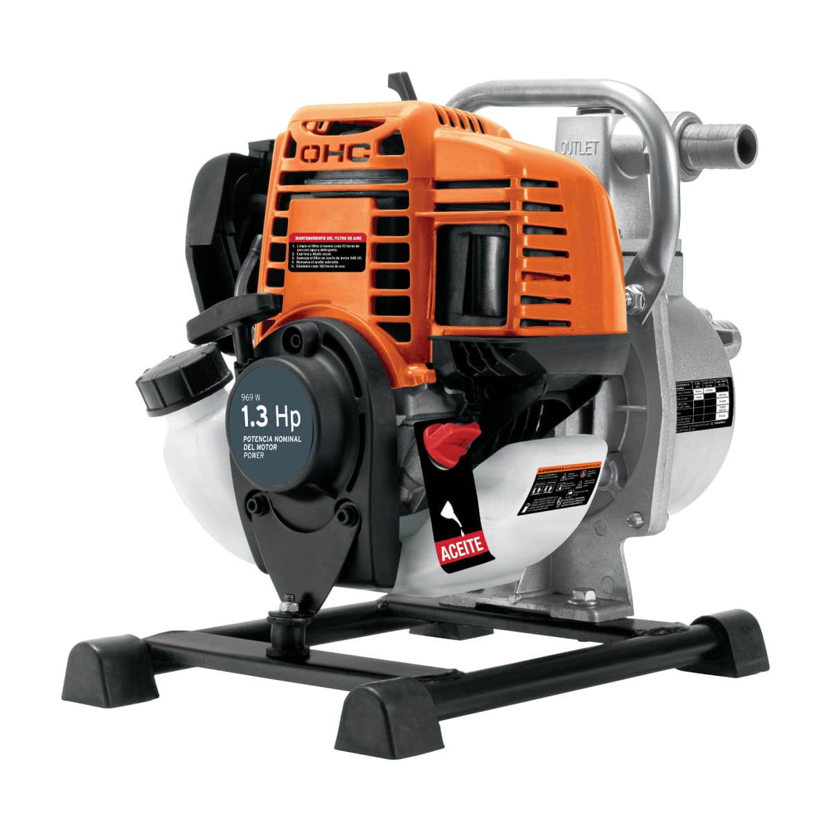 Motobomba autocebante 1