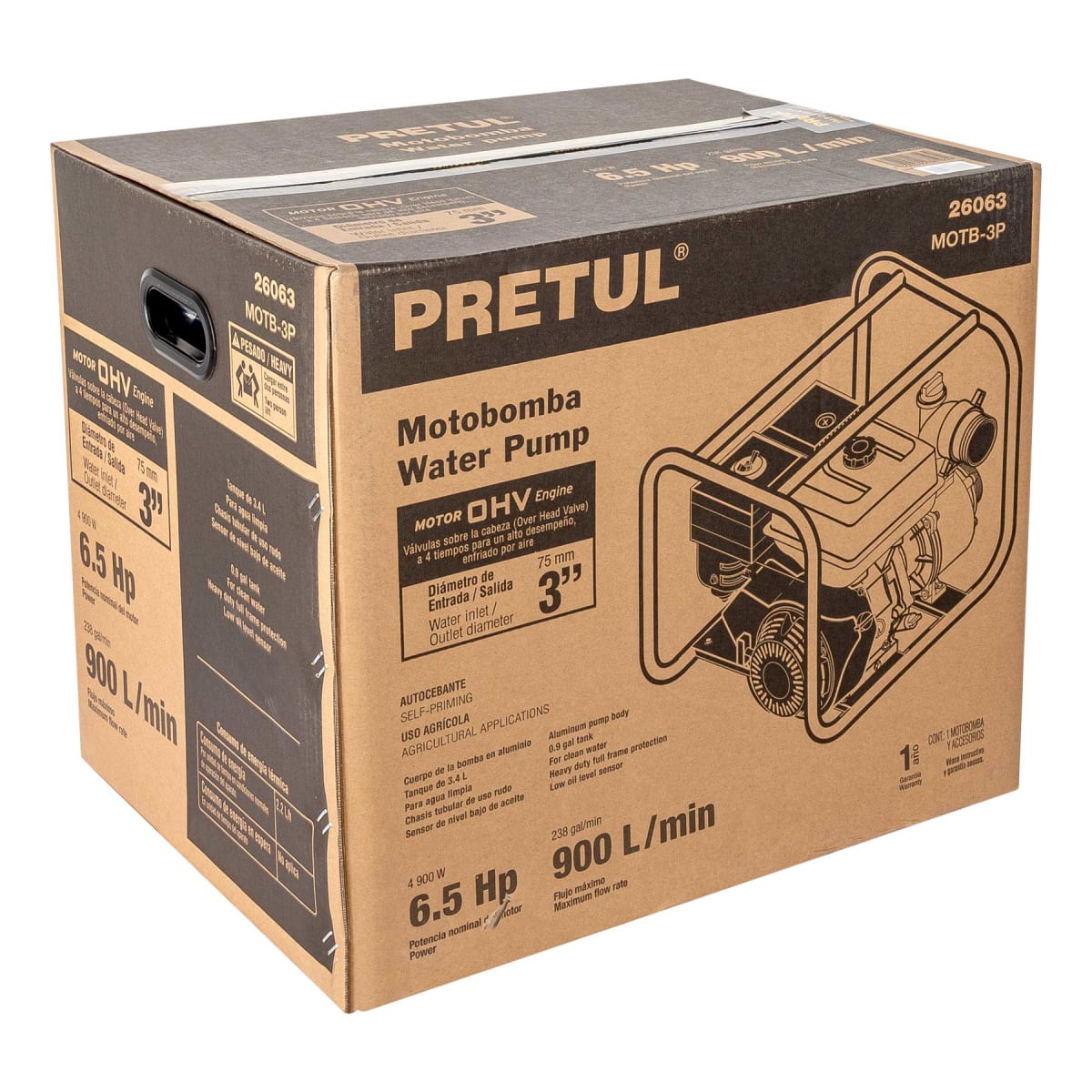 Motobomba autocebante 3