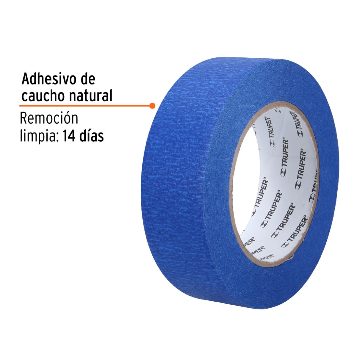 Cinta masking tape azul de 1-1/2´´ x 50 m, Truper3