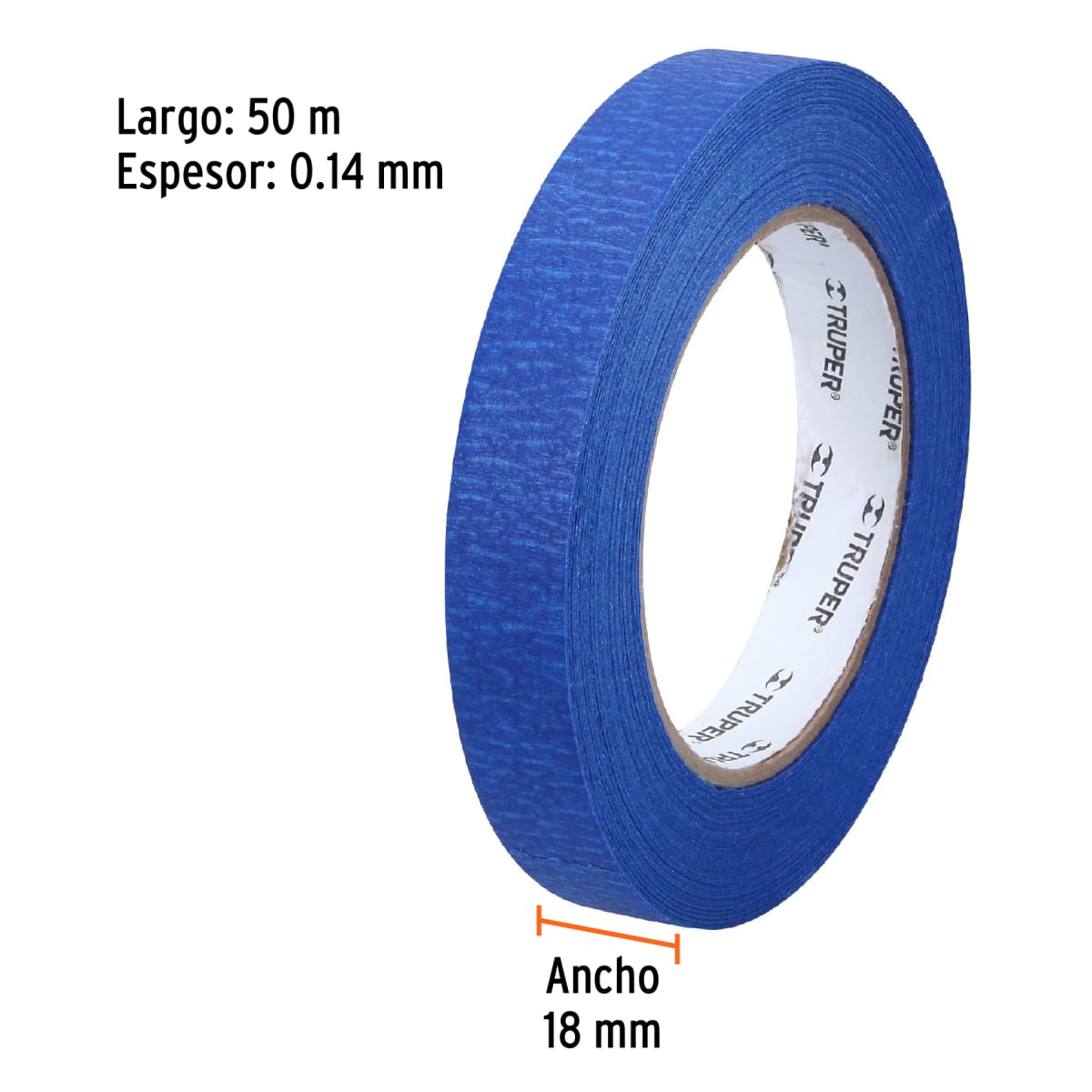 Cinta masking azul para pintor 50m de 3/4