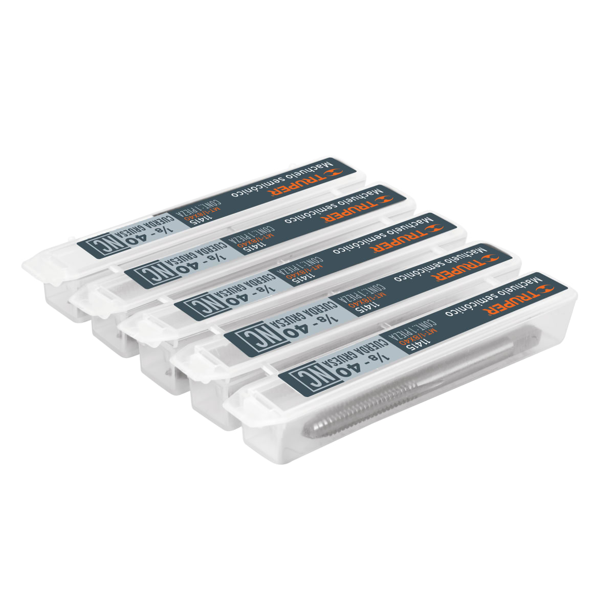 Macho semicónico 1/8´´ x 40 cuerda gruesa, Truper4