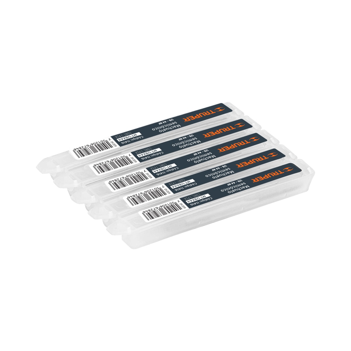 Macho semicónico 1/8´´ x 44 cuerda fina, Truper4