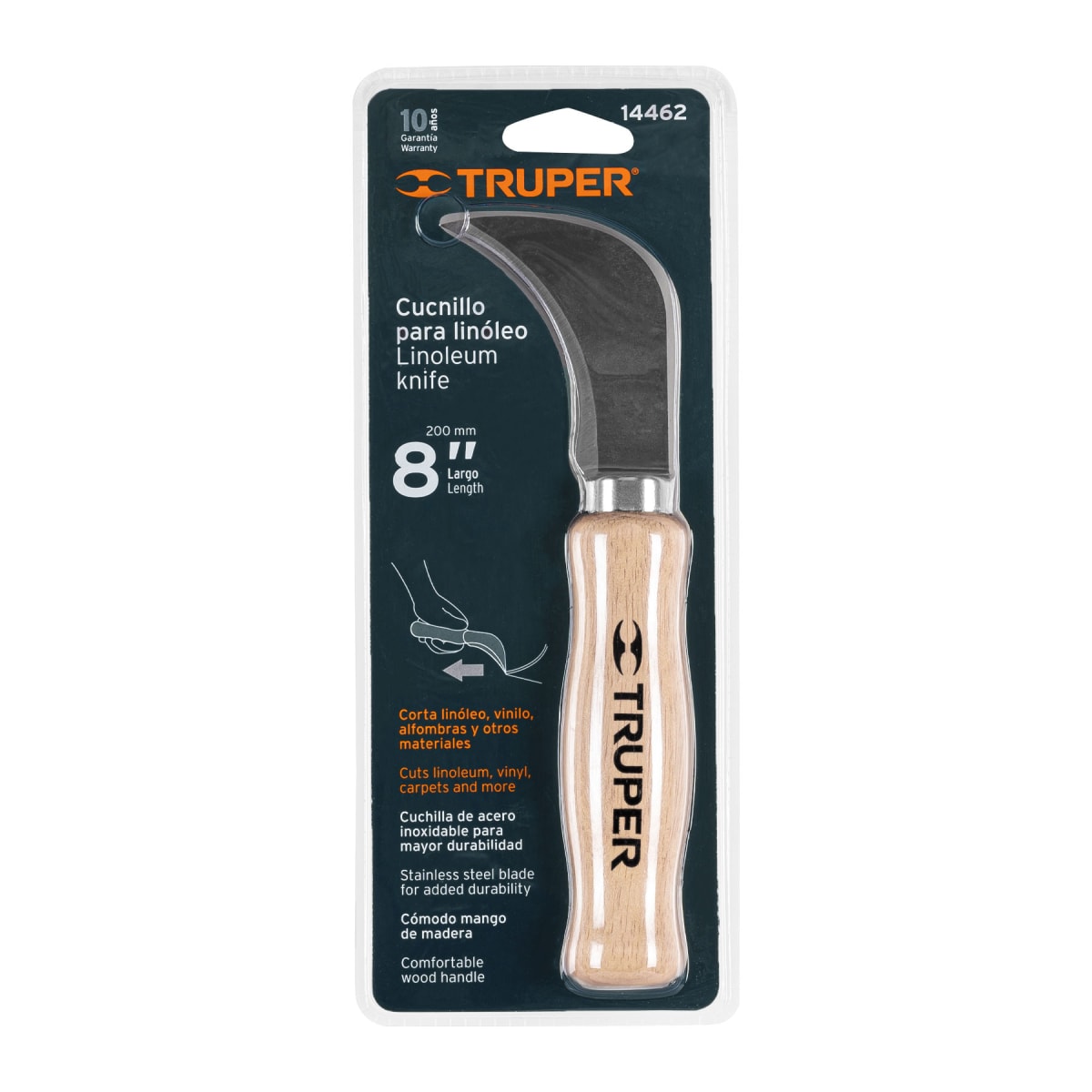 Cuchillo 7-1/2´´ para alfombras, Truper4