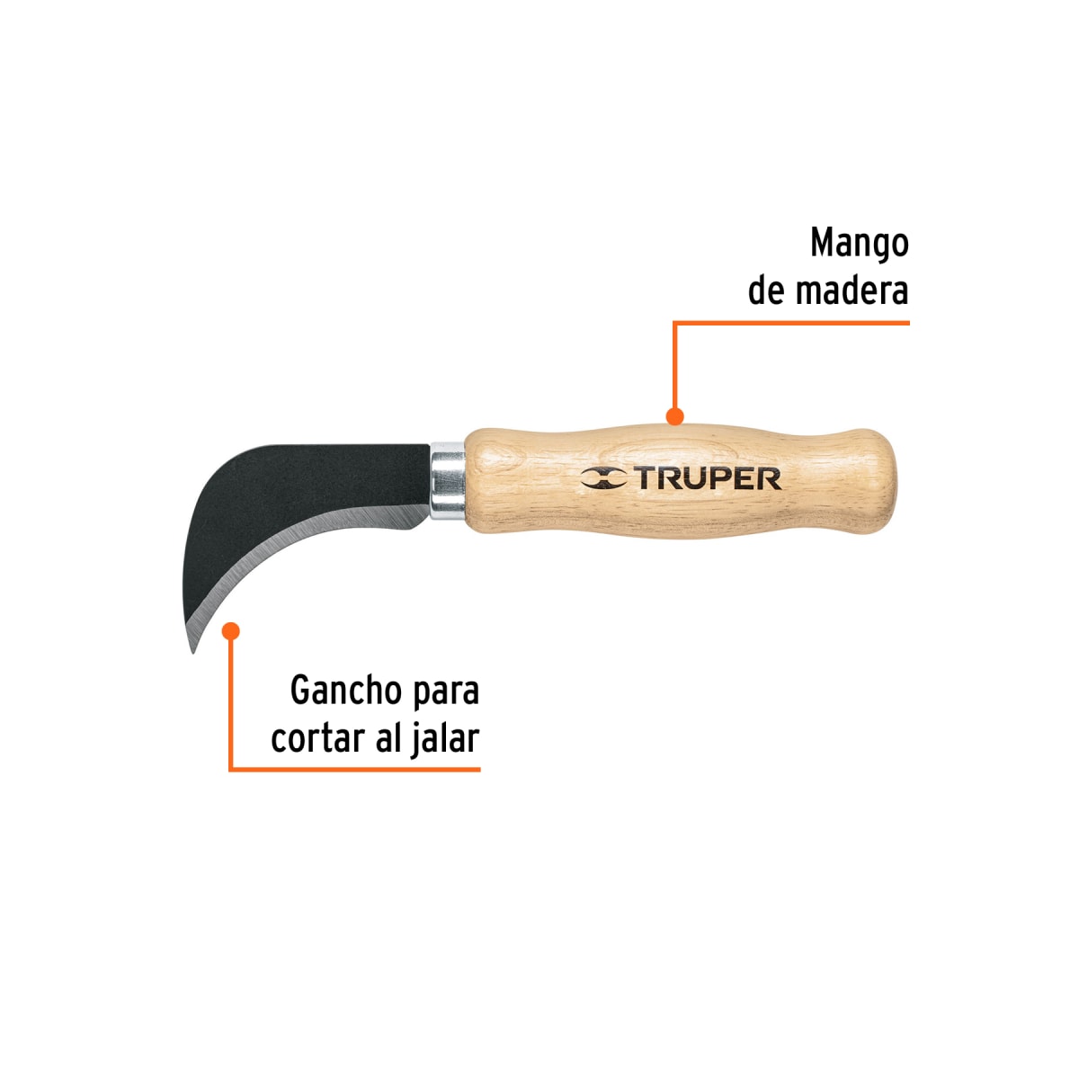 Cuchillo 7-1/2´´ para alfombras, Truper2