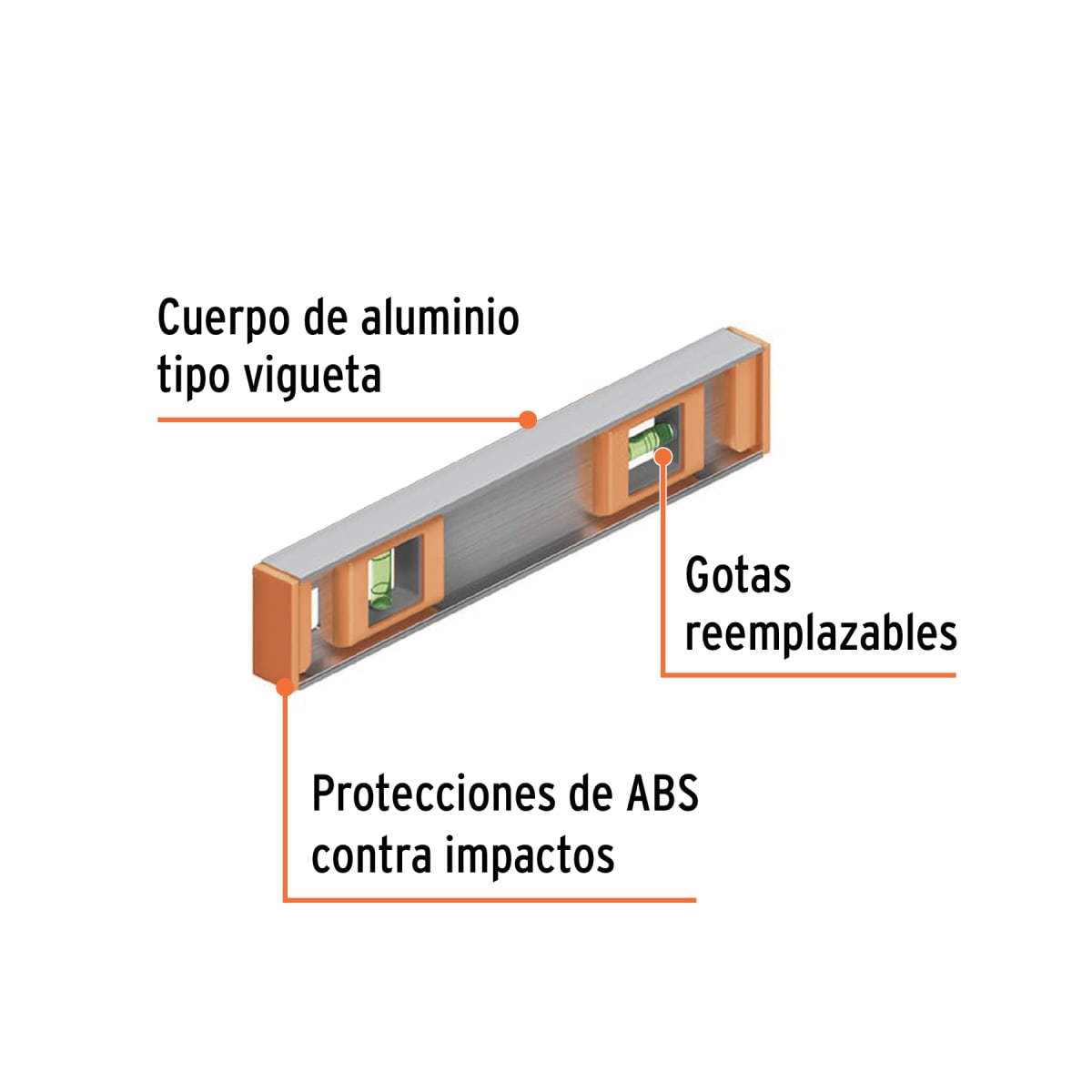 Nivel Aluminio Profesional 12