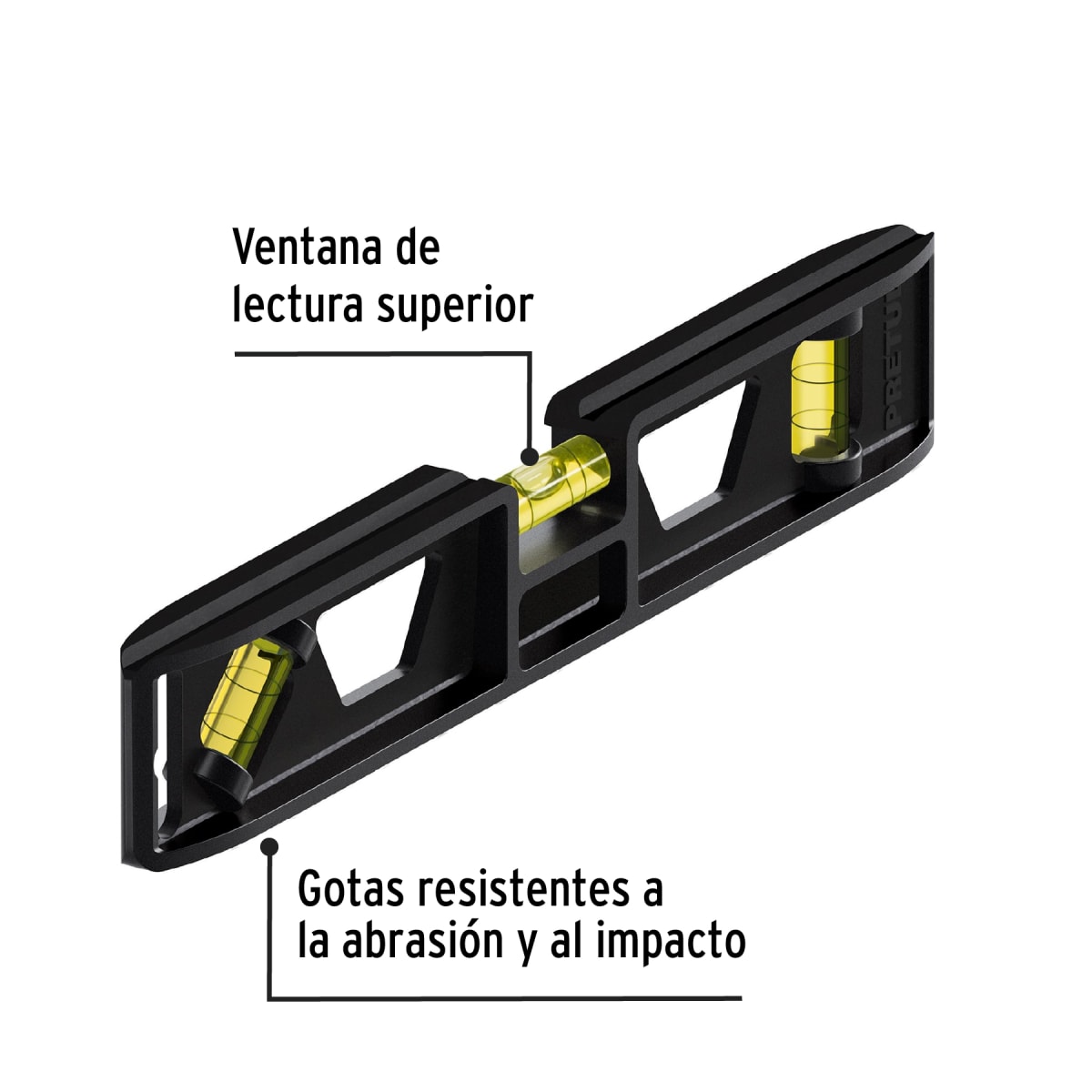 Nivel torpedo de 9''. pretul3