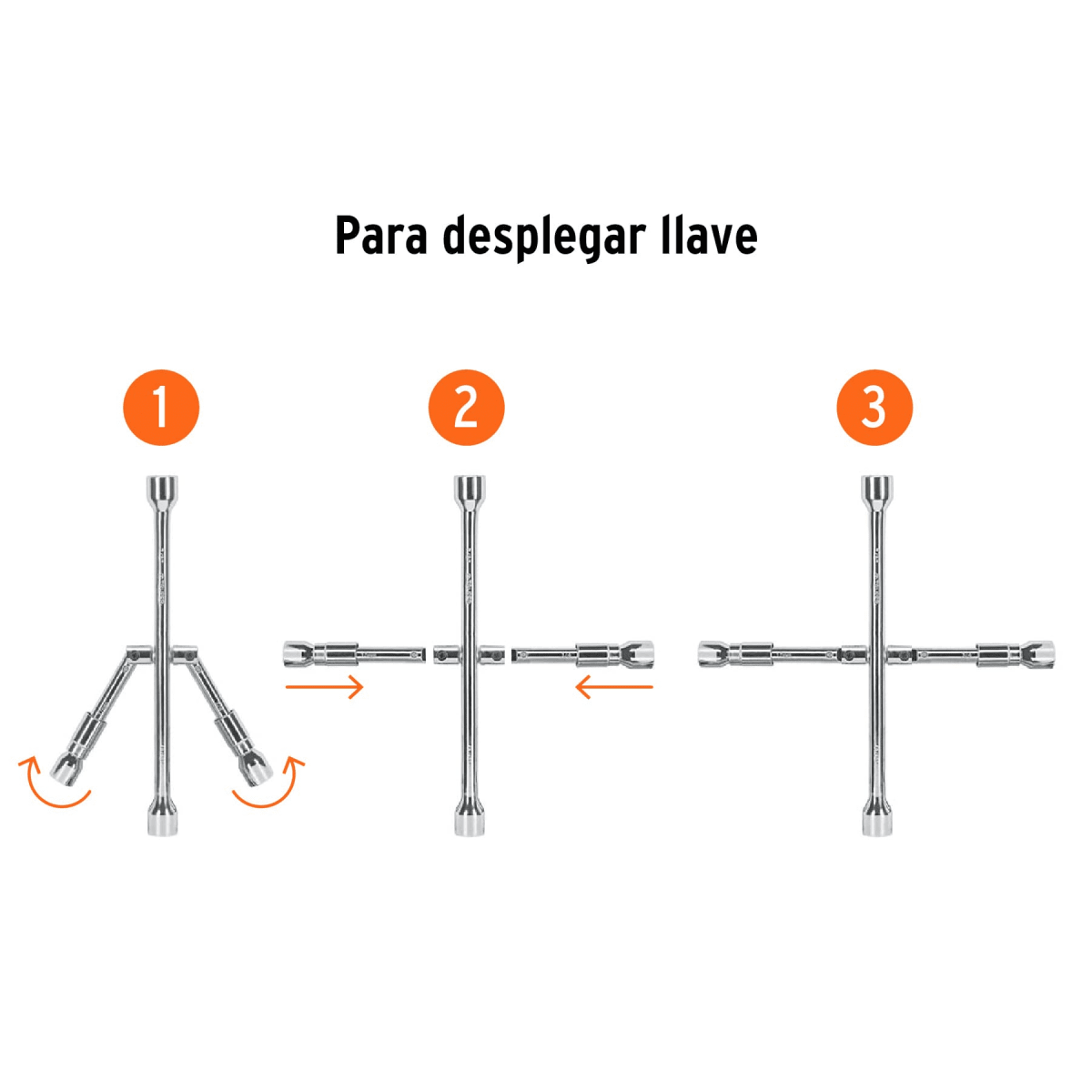 Kit Gata 2 ton triangulo de seguridad y llave ruedas Truper12