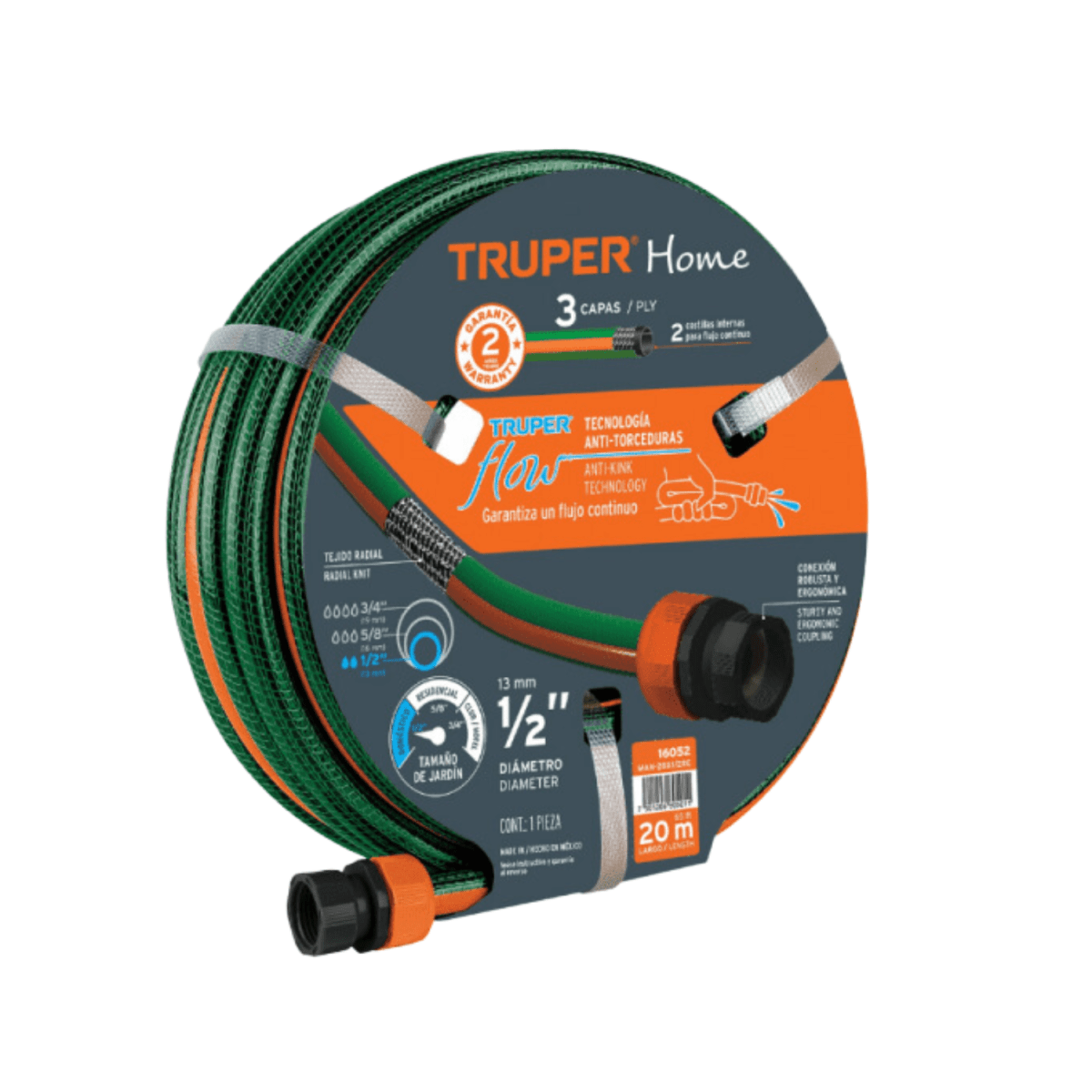 Hidrolavadora 1400W 1500 PSI + Manguera 20 metros Truper8