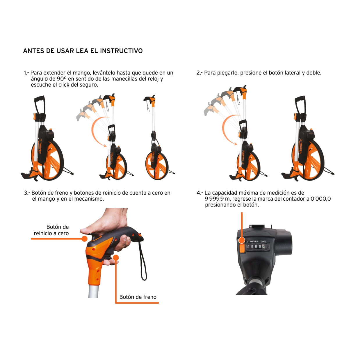Odómetro con freno rueda de 13