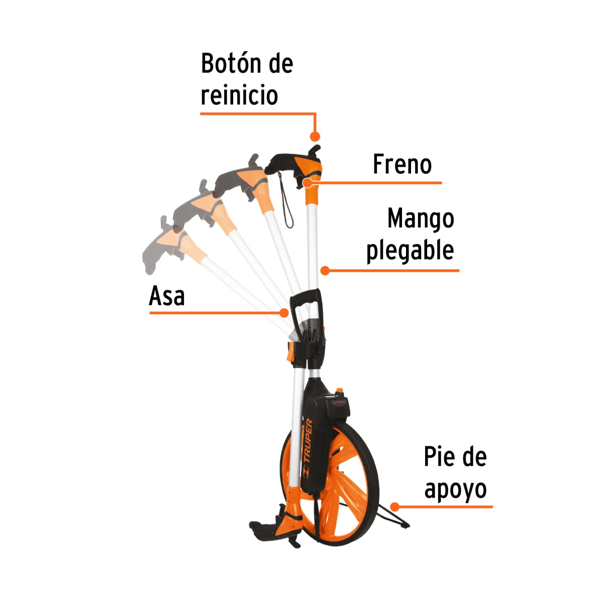 Odómetro con freno rueda de 13