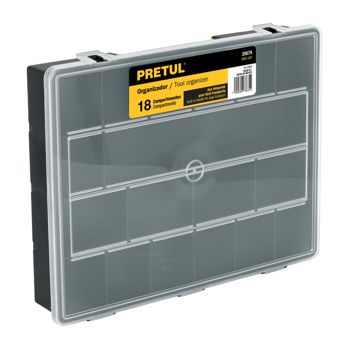 Kit Estante 5 Repisas Truper + Organizador 18 Compartimentos Pretul9