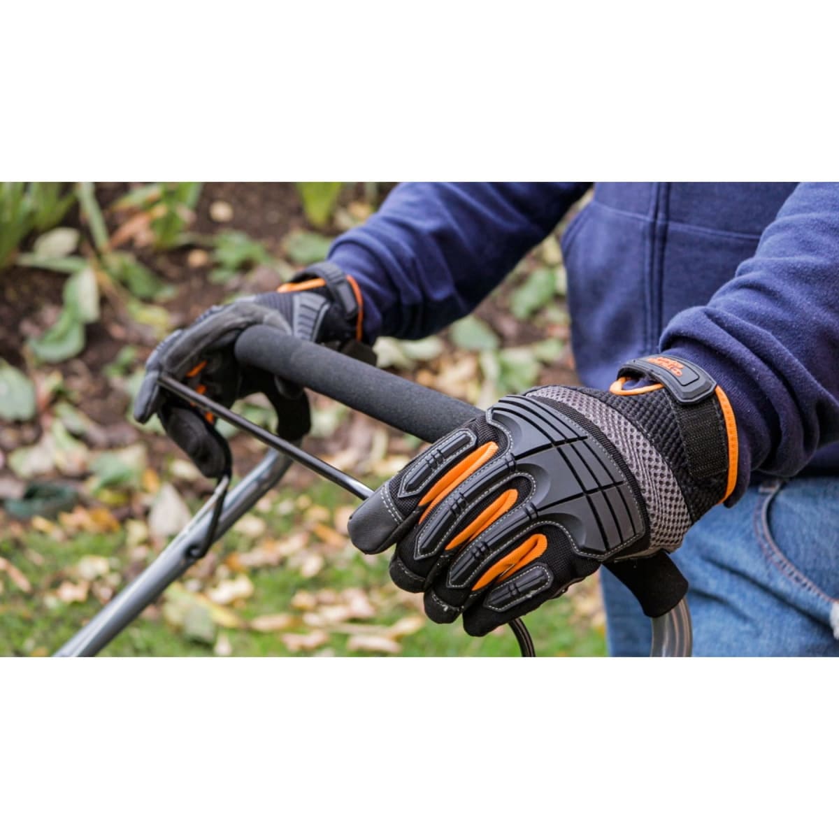 Podadora con motor a gasolina de 4 hp 18