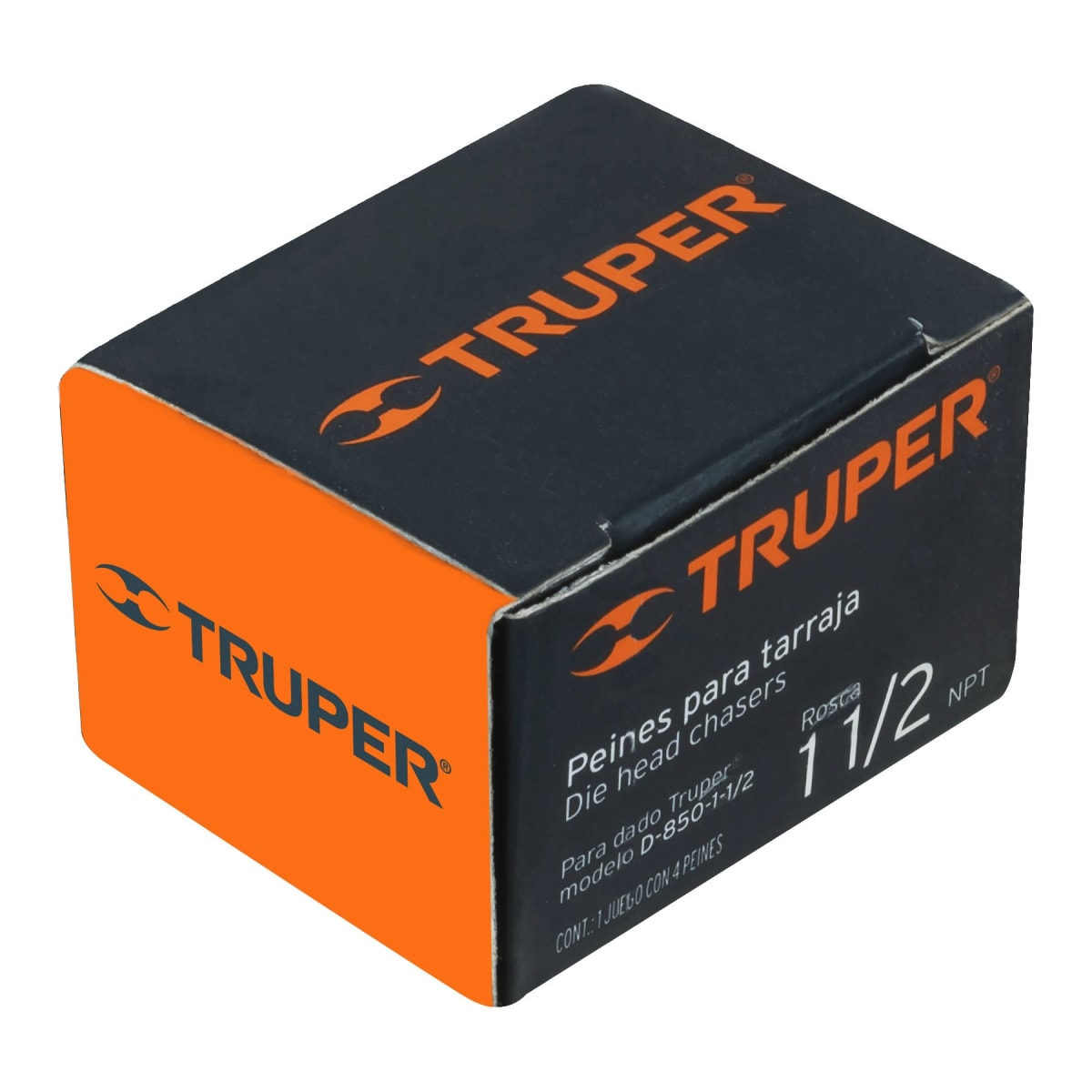 Juego de 4 peines 1-1/2'' para tarrajas TA-850 y TA-851 Truper4