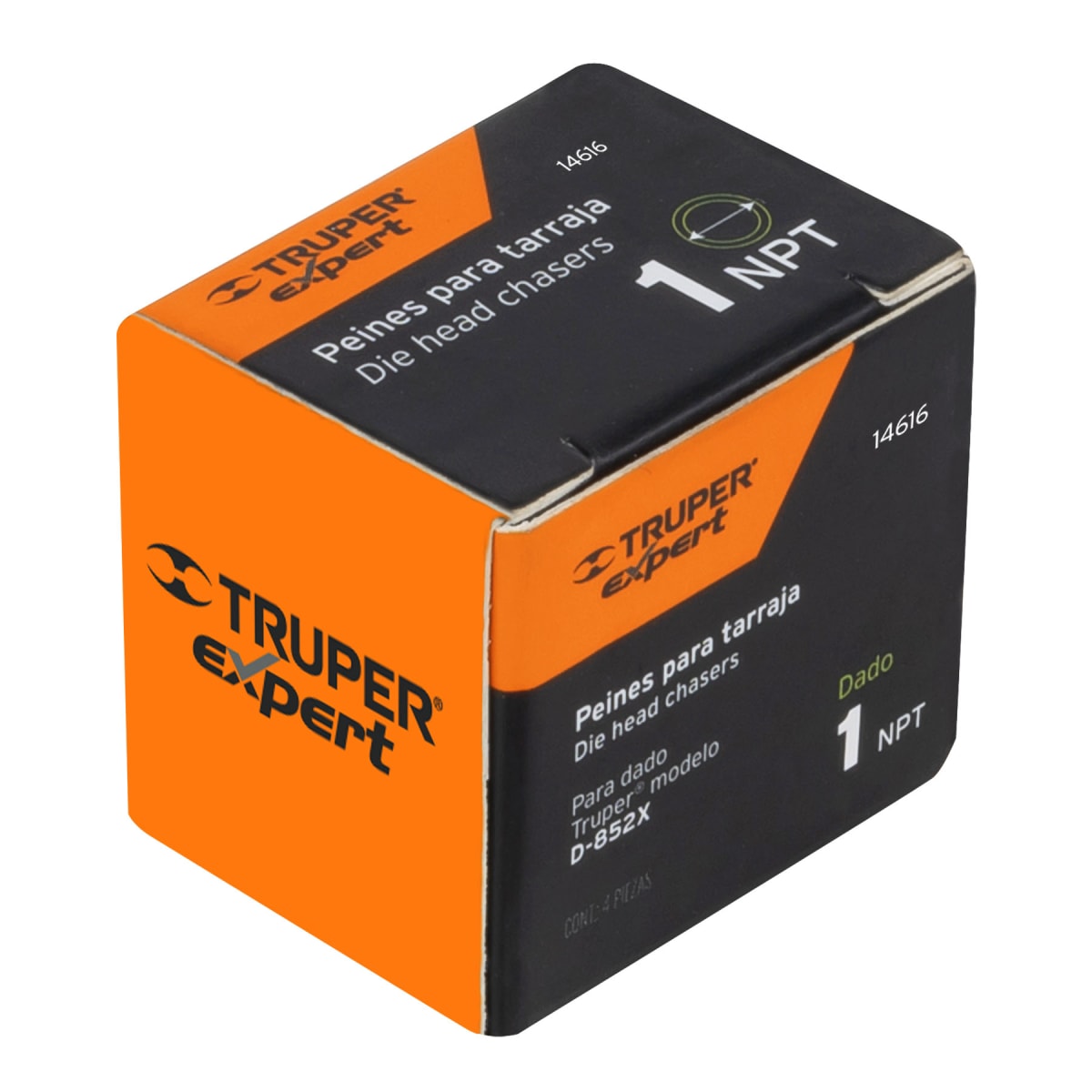 Juego de 4 peines 1´´ para tarrajas T-852X, Expert Truper4