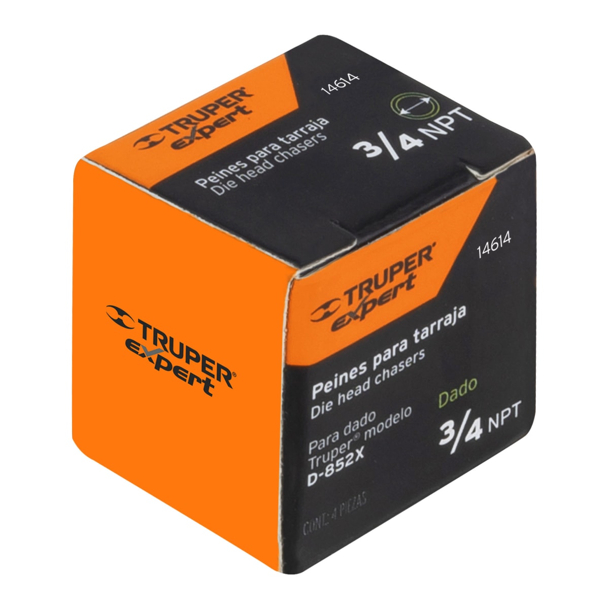 Juego de 4 peines 3/4´´ para tarrajas T-852X, Expert Truper4