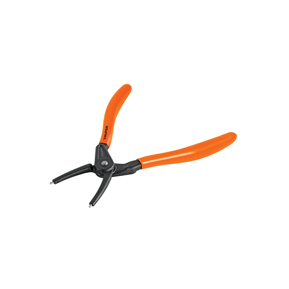 Alicate punta recta 7'' para cerrar anillos mango de pvc Truper1