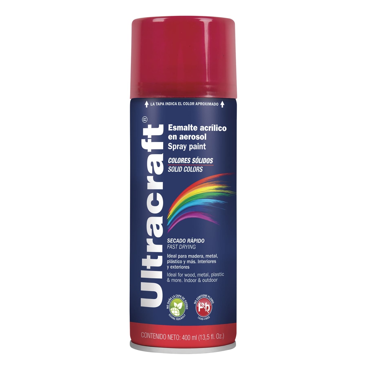 Pintura spray color Rojo Fuego  ULTRACRAF1