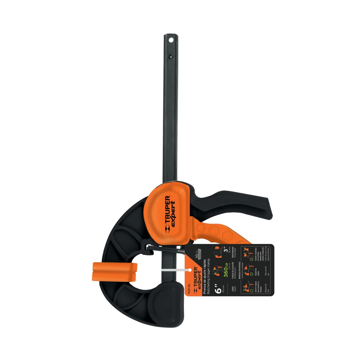 Prensa rapida auto ajustable 6¨ uso rudo Truper2