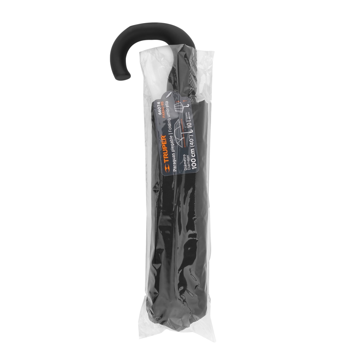 Paraguas sombrilla compacto plegable 100 cm Truper6