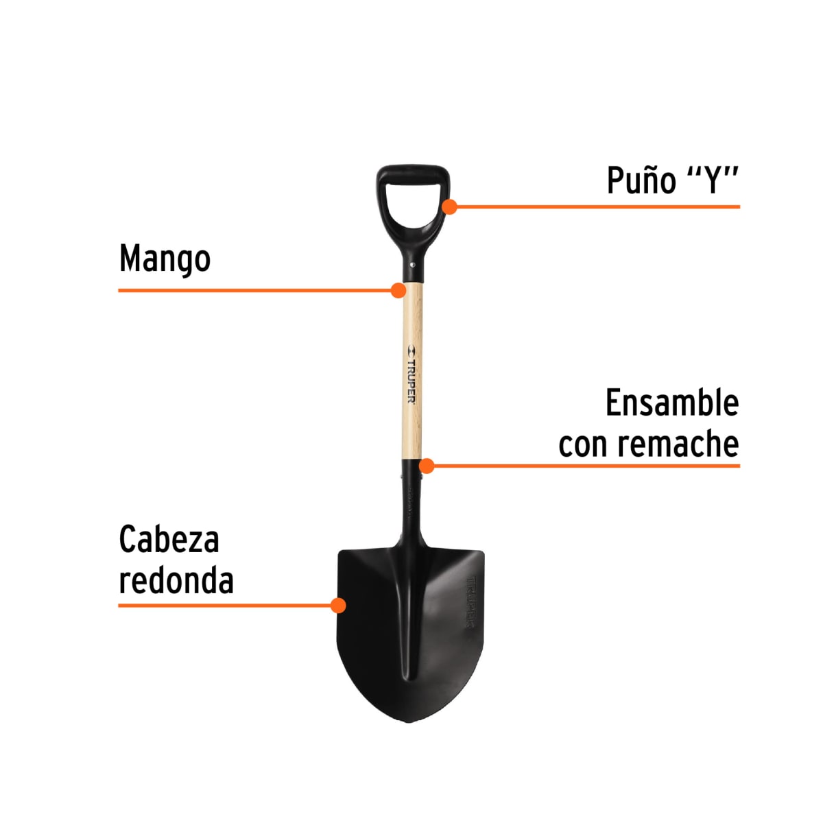 Lampa cuchara t-1000. puño ''y''. truper2