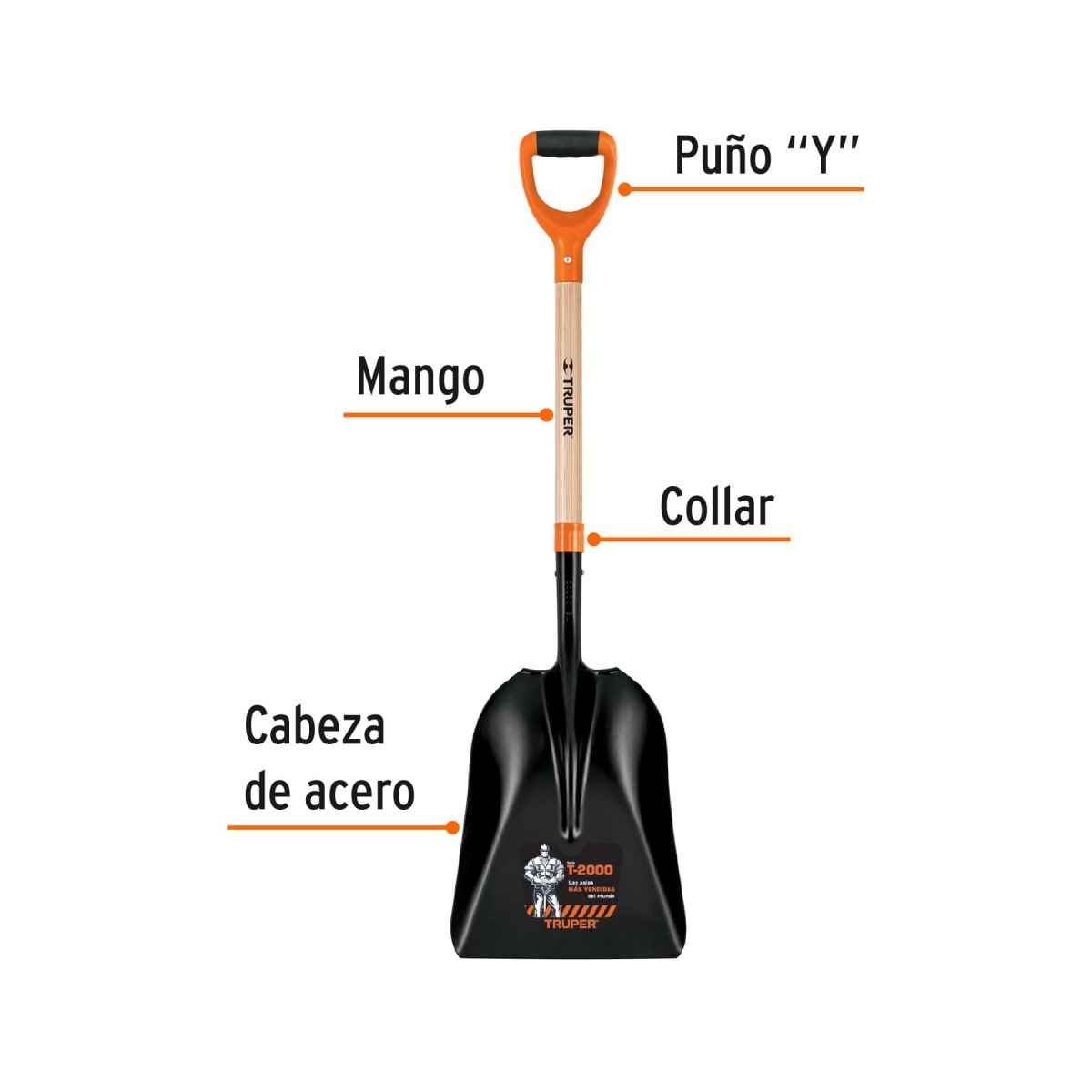 Lampa carbonera puño 