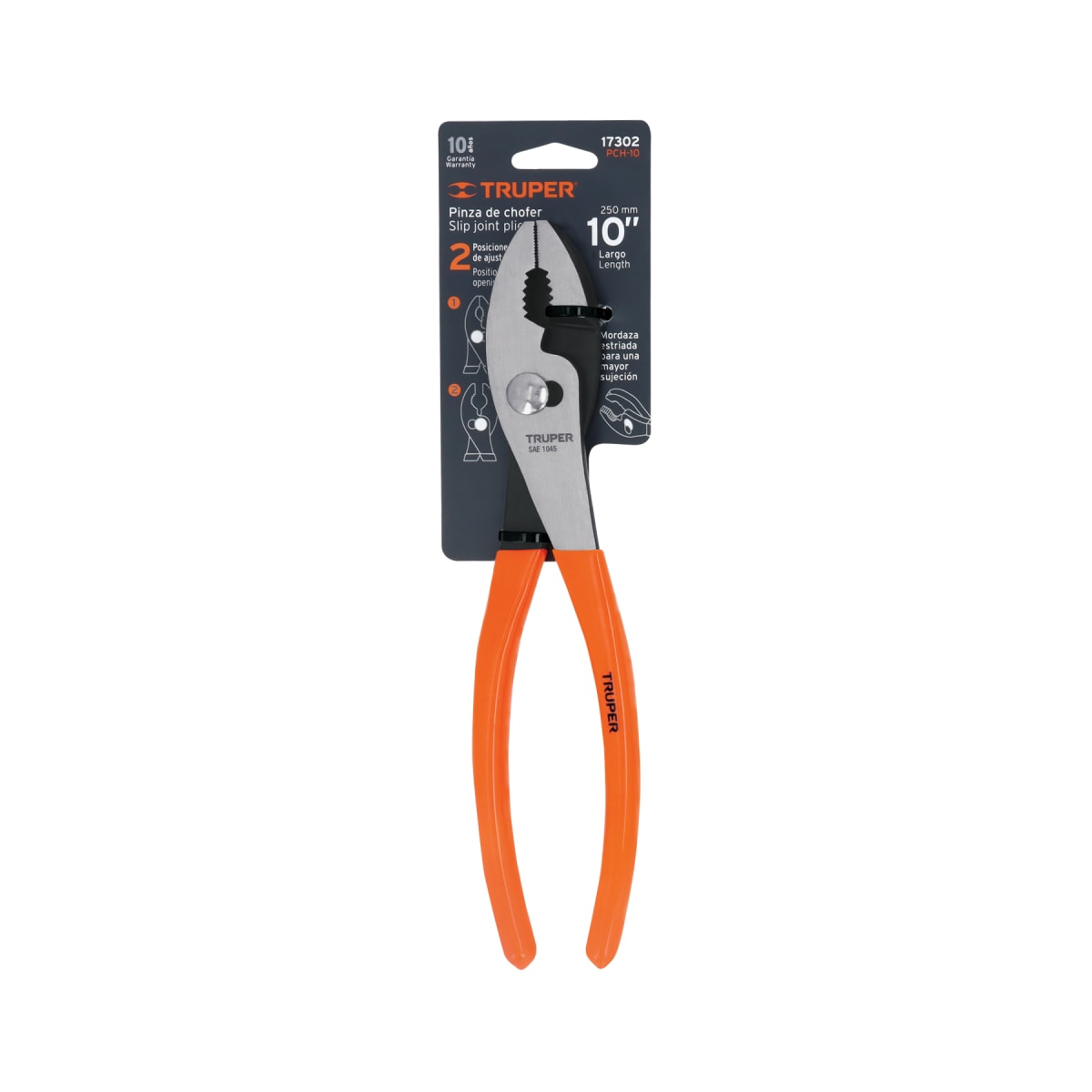 Alicate de mecánico 10'' mango de pvc. truper4