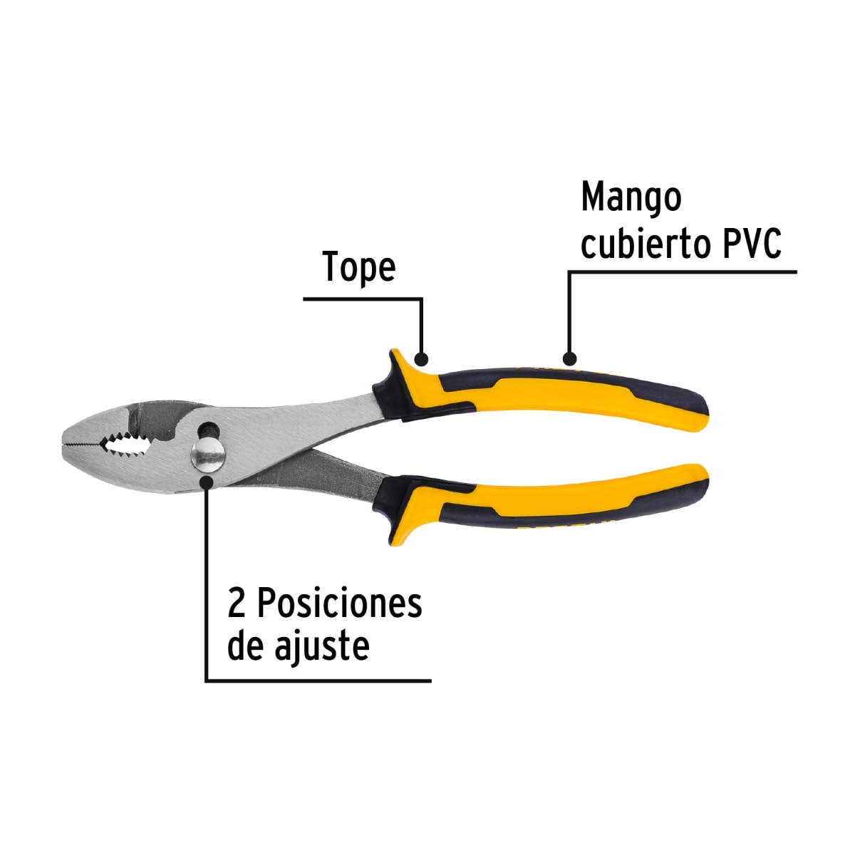 PCH-10PX Pinza de chofer 10', mango comfort grip, Pretul2