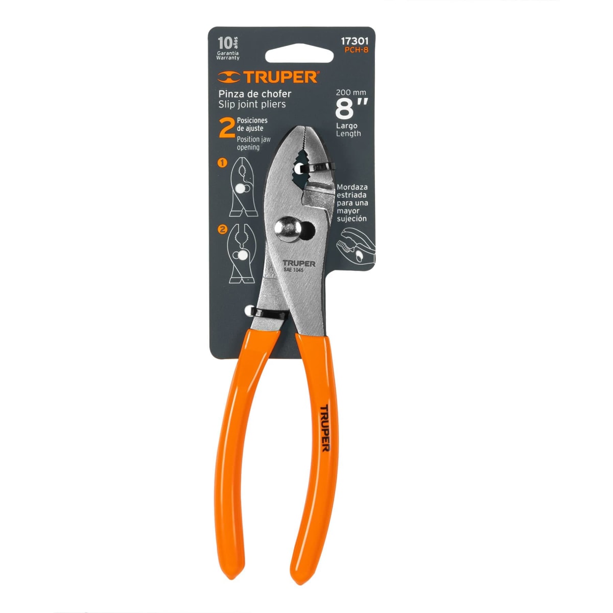 Alicate de mecánico 8'' mango de pvc Truper4