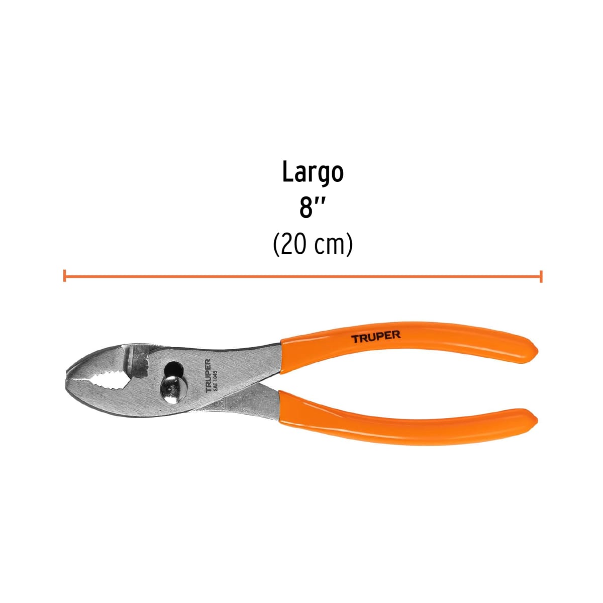 Alicate de mecánico 8'' mango de pvc Truper3