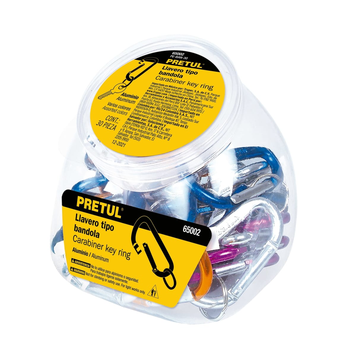 Pecera Llavero tipo gancho 30 Pzas Pretul3