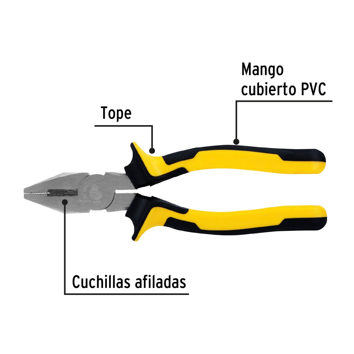 Alicate universal 7´´ mango Comfort Grip, Pretul2