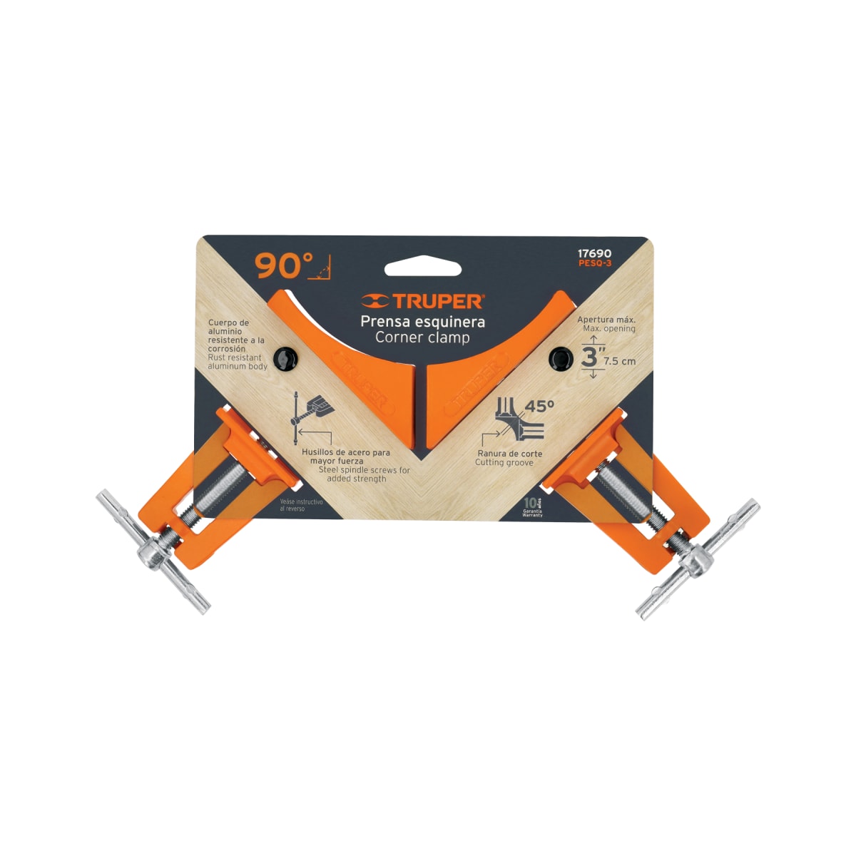 Prensa esquinera de 3