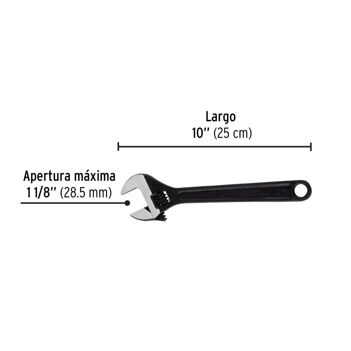 Llave francesa 10´´ fosfatada, Pretul3