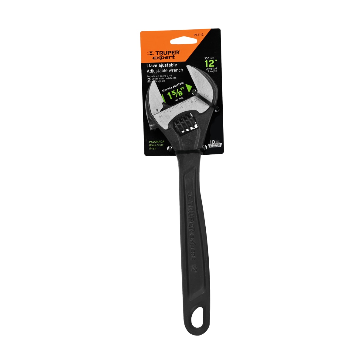 Llave francesa 12´´ profesional fosfatada, Expert Truper4