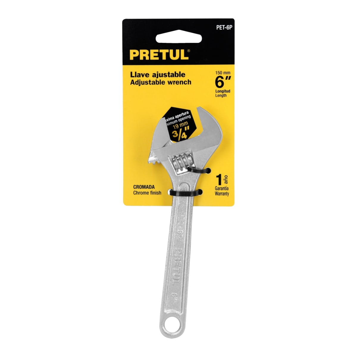 Llave francesa 6´´ cromada, Pretul4