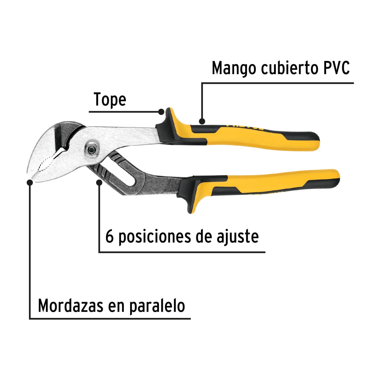 PEX-10PX Pinza de extensión 10' mango Comfort Grip, Pretul2
