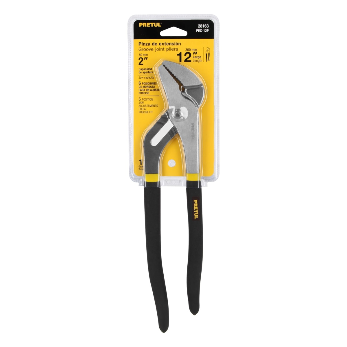 PEX-12P Pinza de extensión 12' mango de PVC, Pretul4