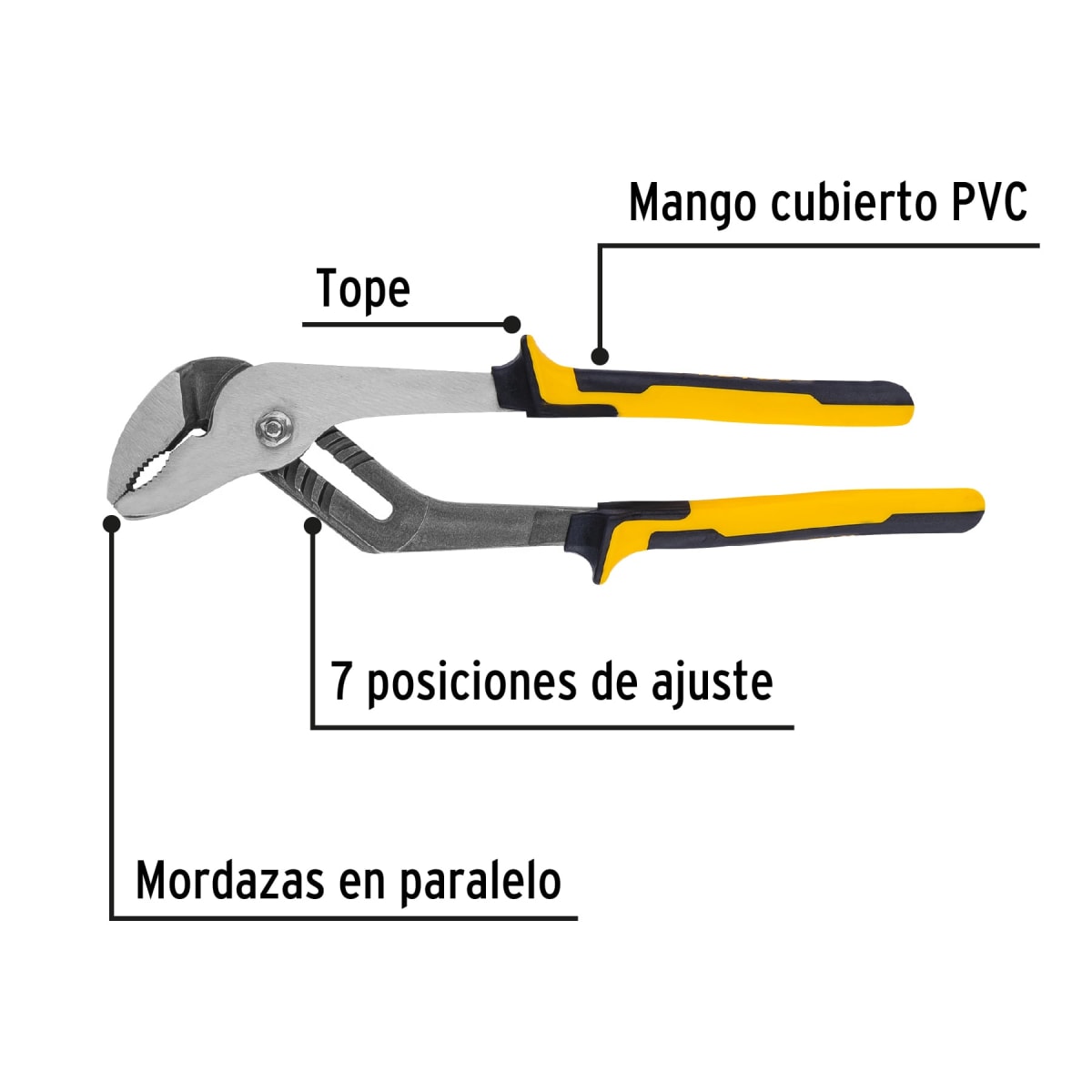 PEX-12PX Pinza de extensión 12' mango Comfort Grip, Pretul2