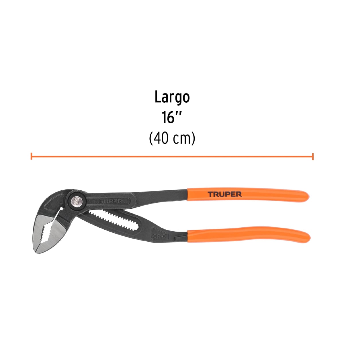 PEX-16E Pinza de extensión 16´´, mango de PVC, Truper3