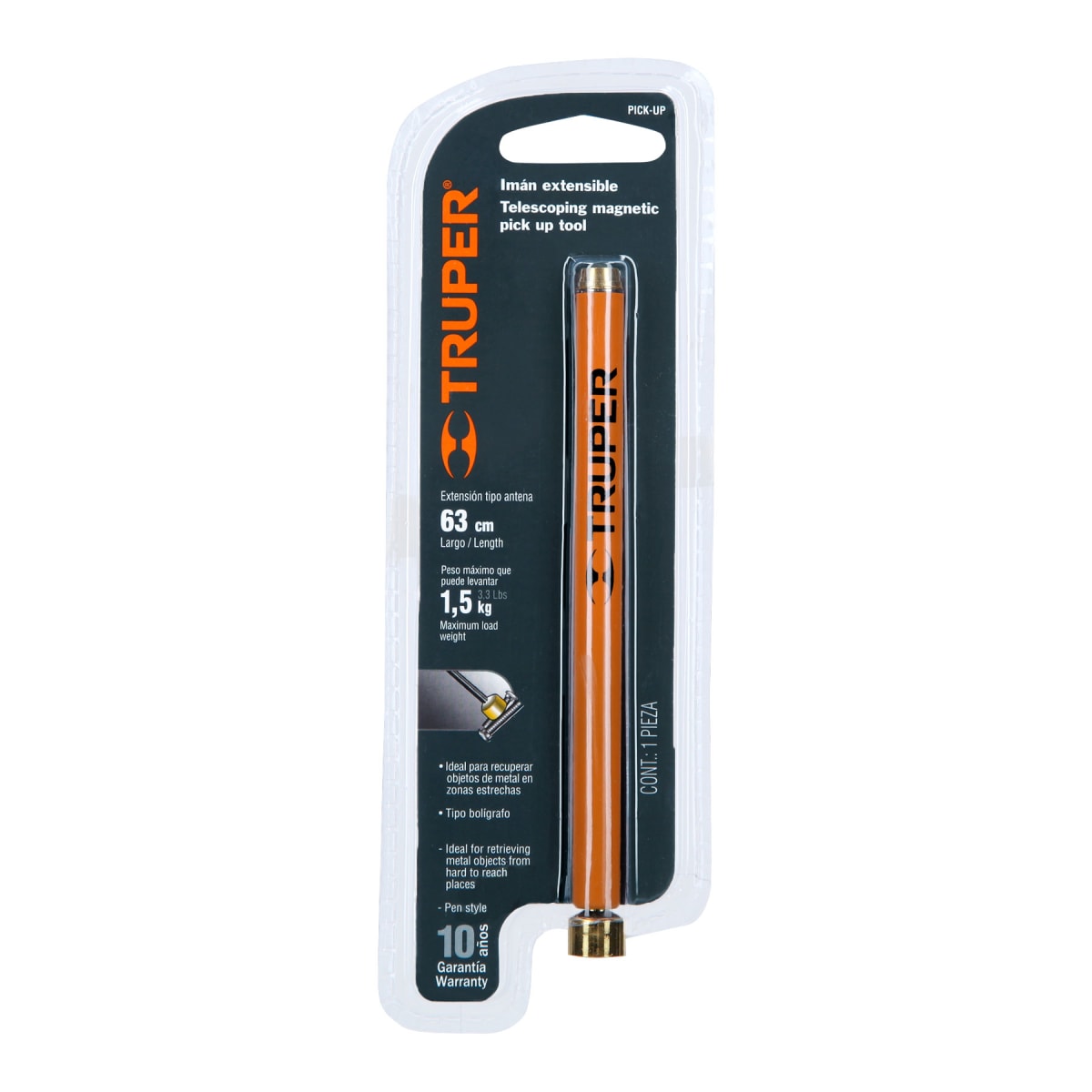 Imán extensible de acero inoxidable 1.5 kg Truper4