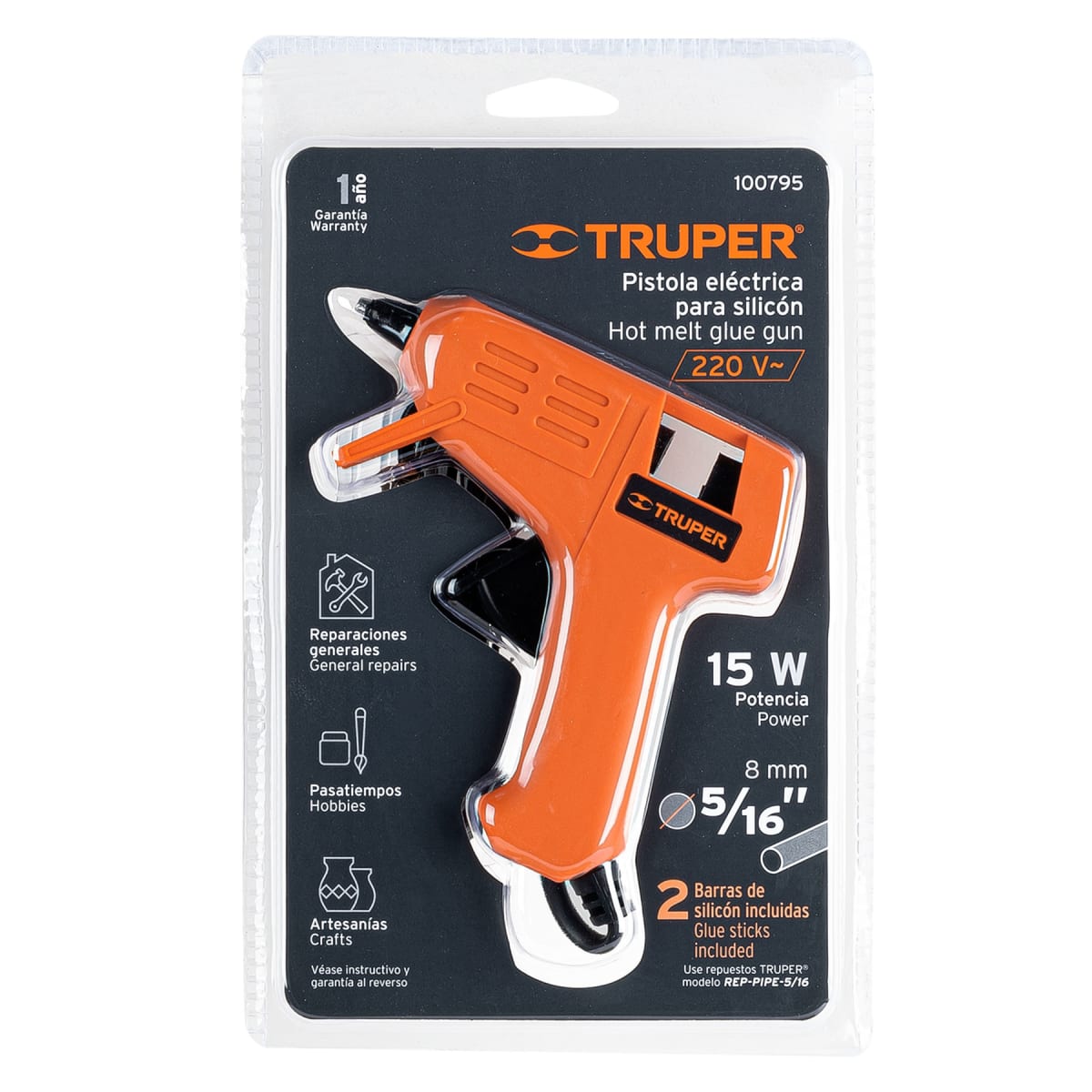 Pistola Eléctrica Para Silicona de 5/16