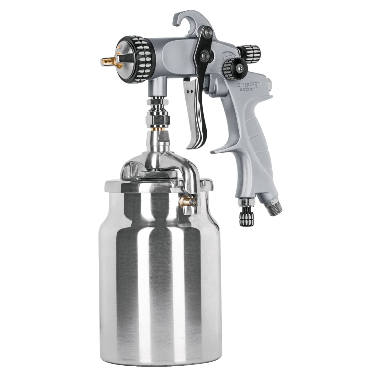 Pistola para Pintar de Succion HVLP Automotriz 1.4mm Truper1