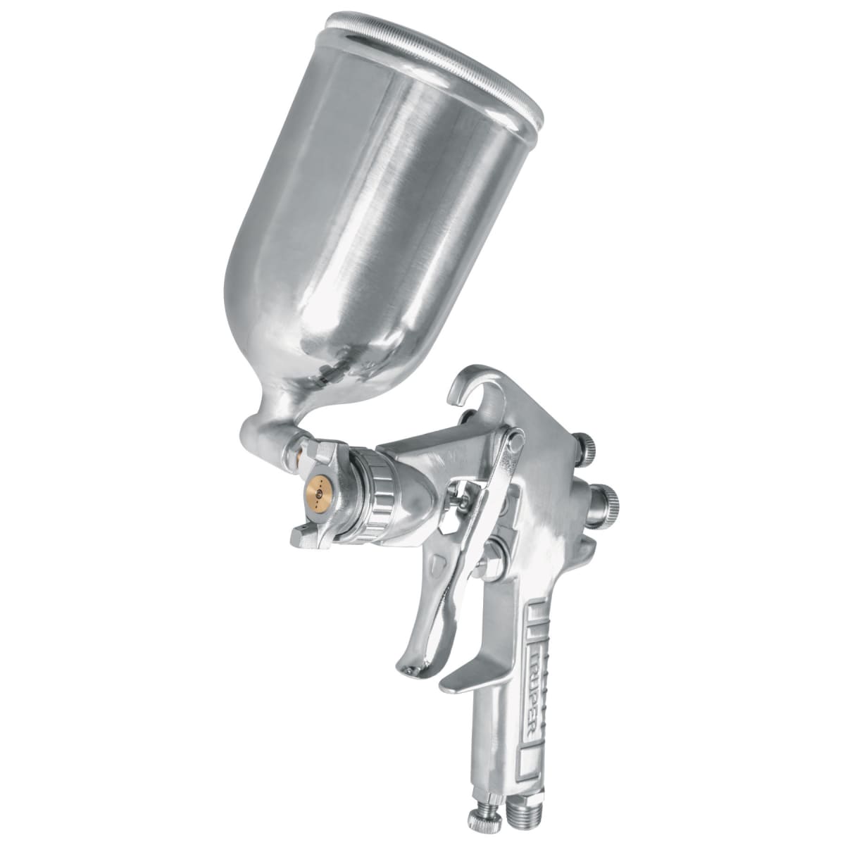 Pistola para pintar de gravedad LVMP vaso aluminio boq 1.4 mm Truper2