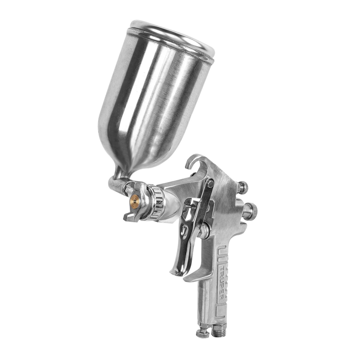 Pistola para pintar de gravedad LVMP vaso aluminio boq 1.7 mm Truper2